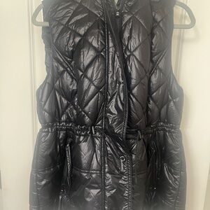 Michael Kors Black Quilted Vest